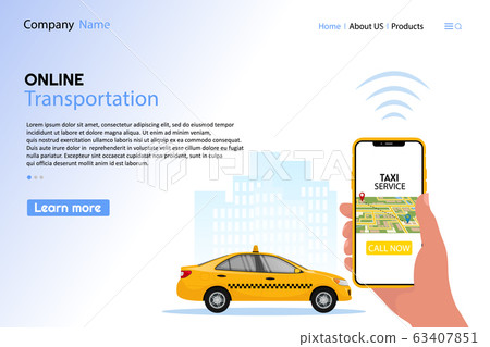 Order Taxi Online Service.  63407851