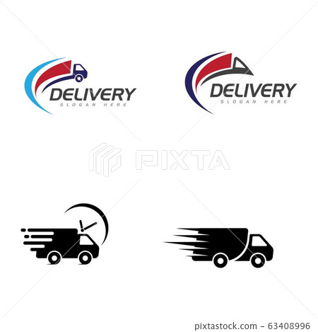 Fast shipping delivery truck 63408996