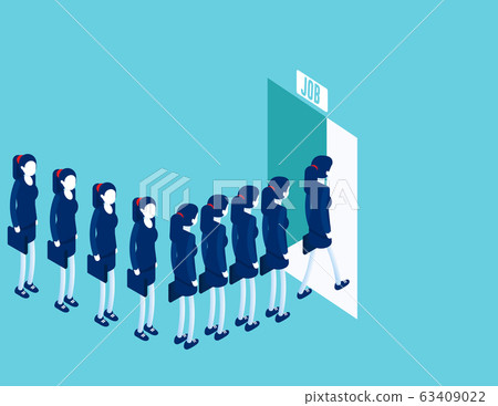 Business people waiting for job. Business Job Business people waiting for job. Business Job 63409022