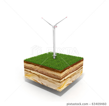Concept of alternative energy 3d illustration of Concept of alternative energy 3d illustration of 63409460