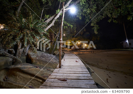 Beautiful lanscape nature at night Beautiful lanscape nature at night 63409790