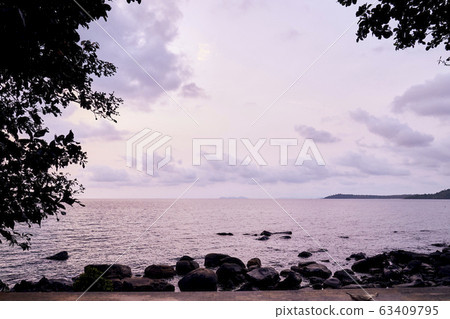 beautiful landscapes on beach in Thailand. 63409795