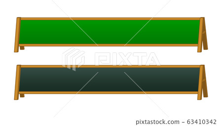 Cafe signboard style telop base 2 color set 63410342