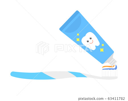 Illustration of toothpaste - Stock Illustration [63411782] - PIXTA
