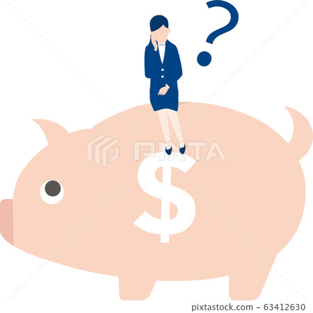 Illustration image of a businesswoman with a... - Stock Illustration ...