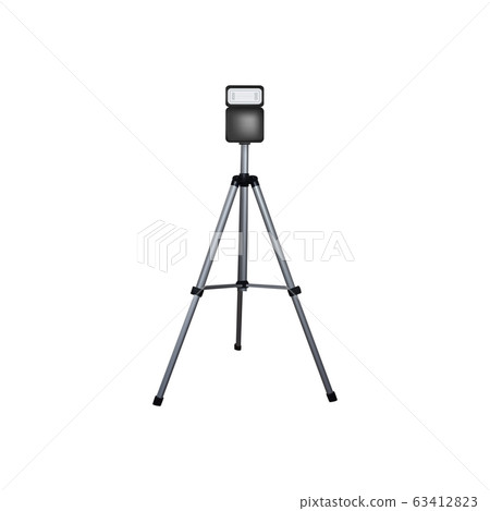 Circular flash on tripod. 63412823