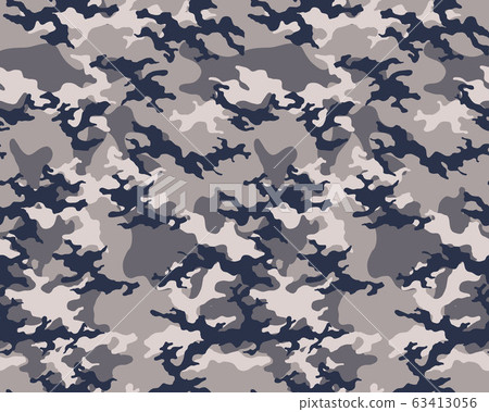 Fashionable camouflage pattern, military print .Seamless illustration 63413056