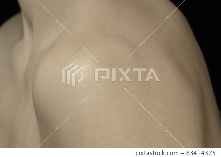 Texture of human skin. Close up of well-kept caucasian human body Texture of human skin. Close up of well-kept caucasian human body 63414375