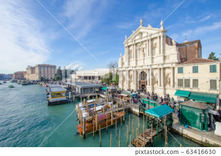 Venice Santa Lucia station square Canal Grande Bokasi image from Scalzi Bridge Venice Santa Lucia station square Canal Grande Bokasi image from Scalzi Bridge 63416630