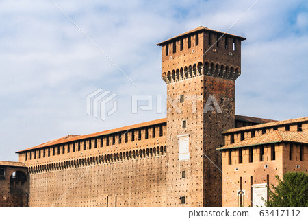 Sforza Fortress, Sforza Castle. Milan, Italy 63417112