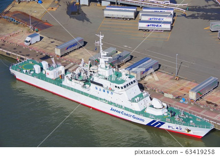 秋田縣秋田港日本海岸警衛隊巡邏艇 63419258