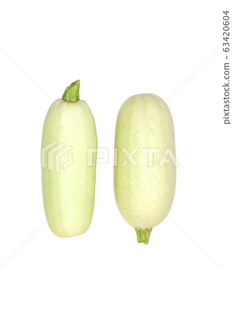 Zucchini isolated. Zucchini isolated white Zucchini isolated. Zucchini isolated white 63420604