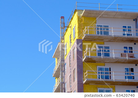 building construction yellow wall insulation 63420740