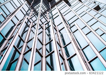 Architecture details Modern Building Glass facade 63421122