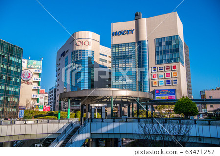 日本的川崎城市景觀：武藏禦堂口站（禦堂口站）的景色 63421252