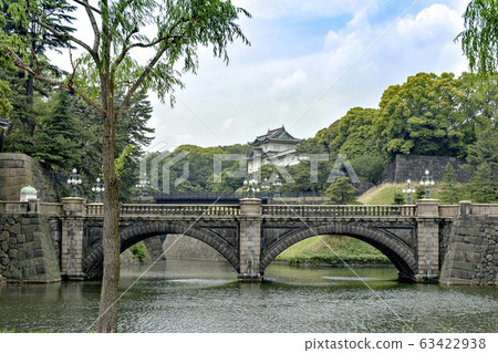 The main gate of the Imperial Palace Stone Bridge 63422938