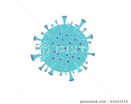 COVID-19 on white background. World Health 63424158