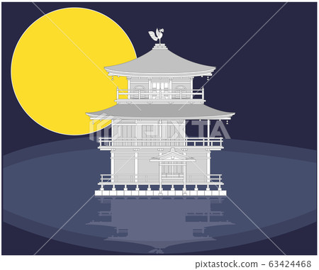 京都“金閣寺”紙製工藝品 63424468