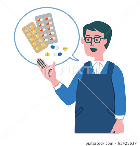 Supermarket clerk male medicine Supermarket clerk male medicine 63425637