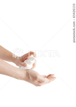 Hand cleaning, hand washing to prevent infection 63426133