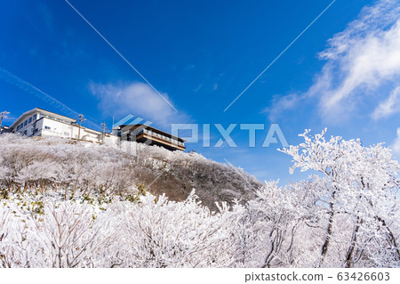 Mie Winter Gozaisho Summit Restaurant Building Rime Rime 63426603