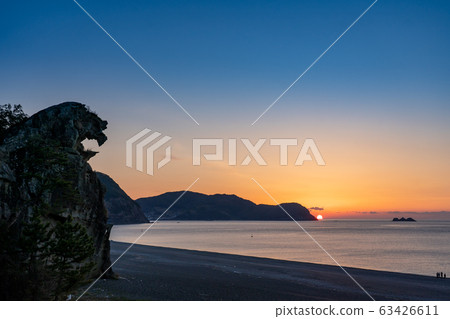 Mie Prefecture Kumano Lion Rock Kumano Nada Dawn 63426611