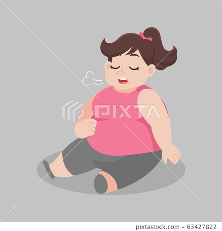 Big fat woman eat full sitting on ground, weight Big fat woman eat full sitting on ground, weight 63427822