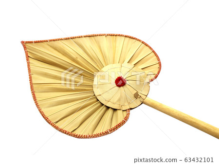 Traditional Fan Made Of Palm Leaf Traditional Fan Made Of Palm Leaf 63432101