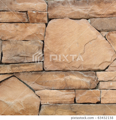 part of a stone wall, for background or texture. 63432138