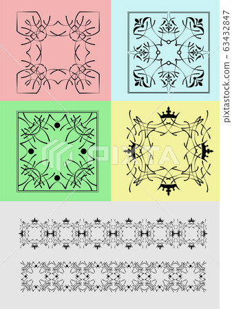 Ceramic tiles. Colored vector illustration for Ceramic tiles. Colored vector illustration for 63432847