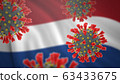Concept of new coronavirus epidemic outbreak in Netherlands 63433675