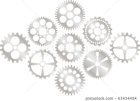 Gears illustration material 63434484