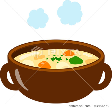 White stew in a bowl 63436369
