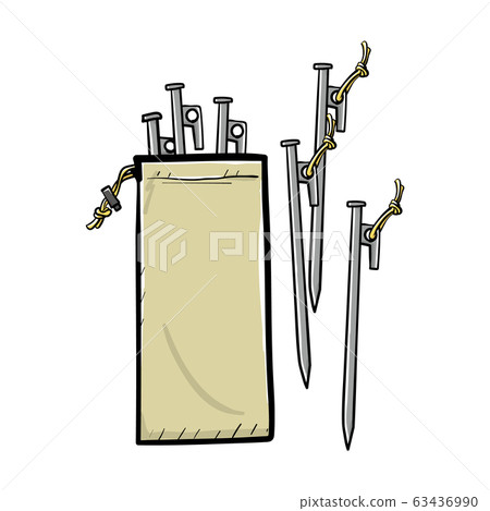 Camping equipment pegs 63436990
