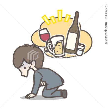 喝太多嘔吐的工薪族 63437269