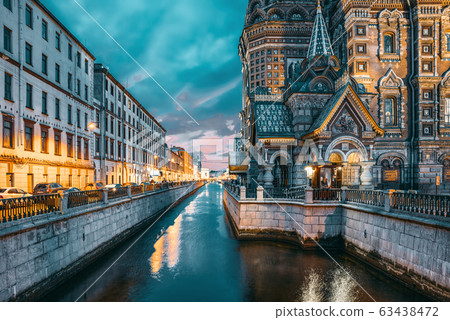Gribobedov's Canal. Cathedral of the Savior on 63438472