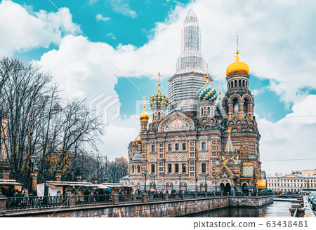 Gribobedov's Canal. Cathedral of the Savior on Gribobedov's Canal. Cathedral of the Savior on 63438481