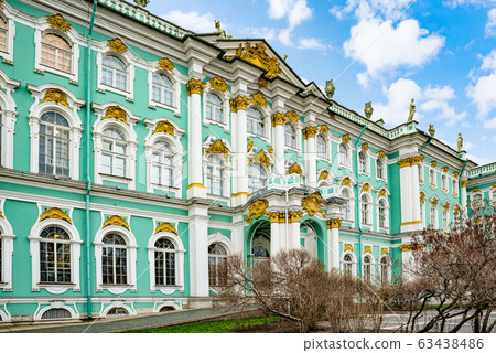 Winter Palace and Hermitage Museum.  Saint 63438486