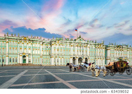 Winter Palace and Hermitage Museum.  Saint 63439032