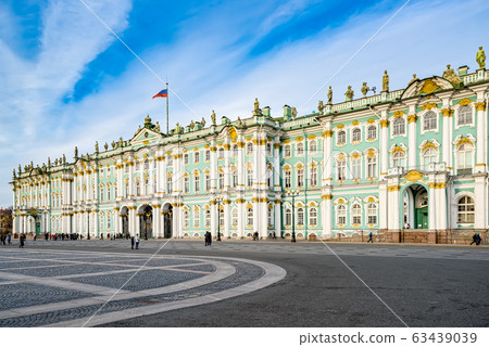 Winter Palace and Hermitage Museum.  Saint 63439039