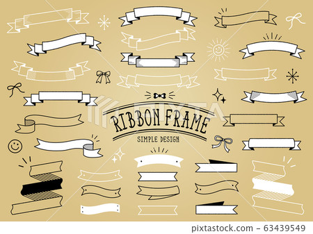 Ribbon frame - Stock Illustration [63439549] - PIXTA