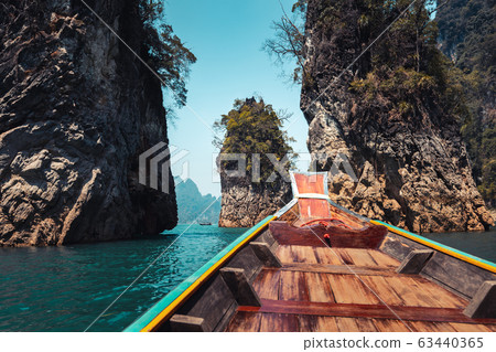 On the boat travel to the islands On the boat travel to the islands 63440365