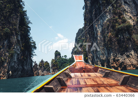 On the boat travel to the islands On the boat travel to the islands 63440366