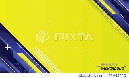 Abstract yellow and blue motion technology design 63443630