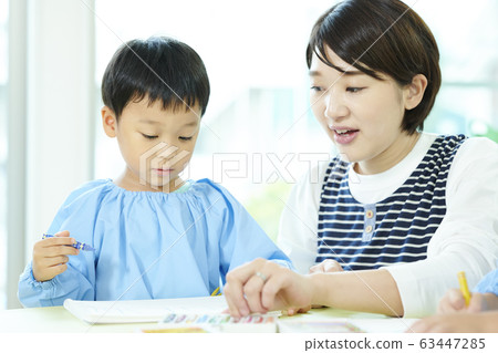 幼兒園兒童畫 幼兒園兒童畫 63447285