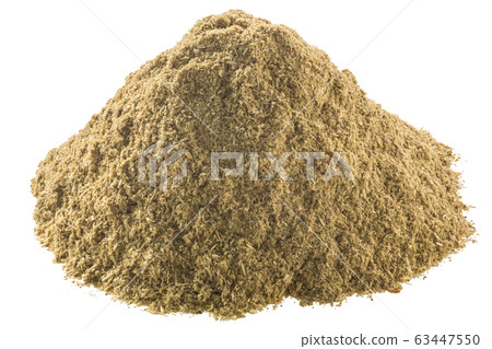 Dried herbs ground fenugreekl pile, paths Dried herbs ground fenugreekl pile, paths 63447550