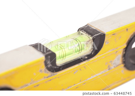 Yellow building level, isolated on white 63448745
