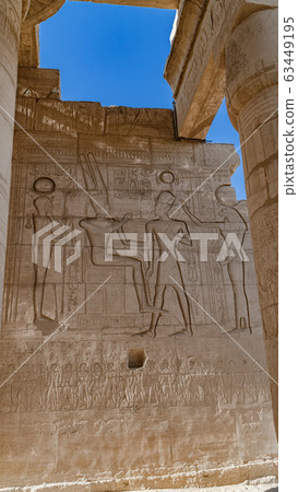 The Ramesseum is the memorial temple or mortuary 63449195