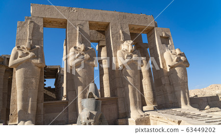 The Ramesseum is the memorial temple or mortuary 63449202