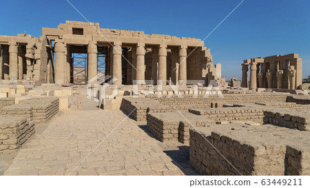 The Ramesseum is the memorial temple or mortuary 63449211